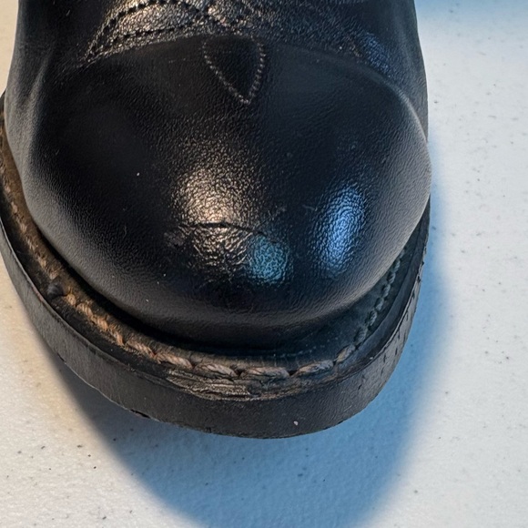 Durango Men’s Black Leather Cowboy Boots Size 8EE - Picture 8 of 8